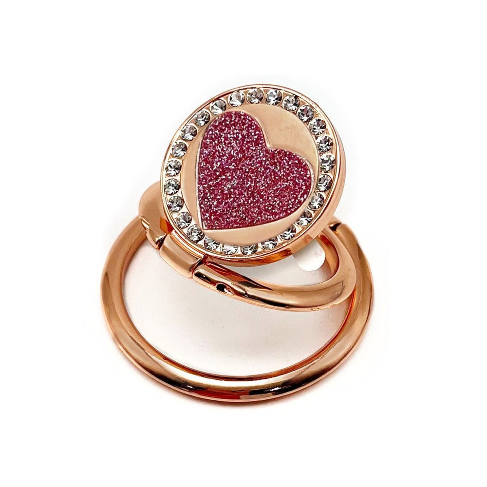 Mobile Adhesive Stand - Heart - Pink