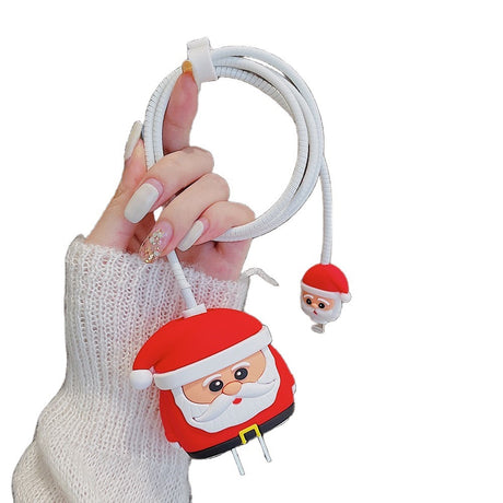 20W Wall Charger and Cable Protection - Santa Claus