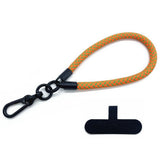 Polyester Wrist Strap with Insert Plate - 30cm - Orange / Green