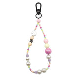 Wrist Strap w. Beads - 30cm - Pink