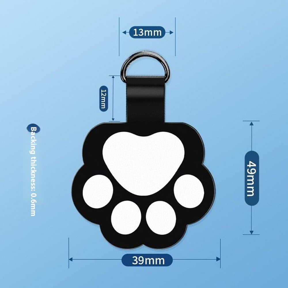 Cat Paw Insert Plate for Phone Strap - Orange