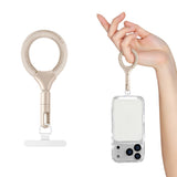Polyester Phone Finger Strap - 10cm - Beige