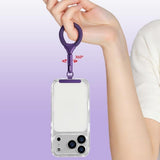 Polyester Phone Finger Strap - 10cm - Beige