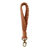 Key Lanyard / Wrist Strap 18cm - Textile - Brown