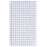 Decorative 3D Stickers for Phone & Crafting - 142 pcs. - Small White Pearls