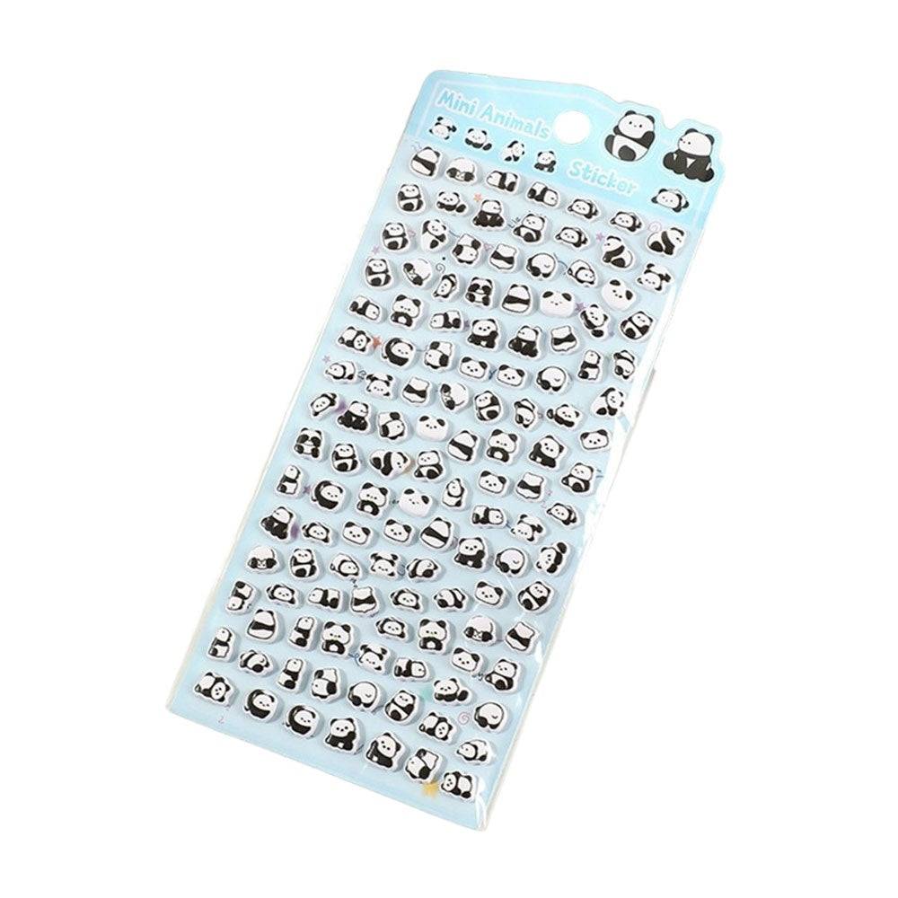 Mini 3D Bubble Foam Stickers - Small Pandas