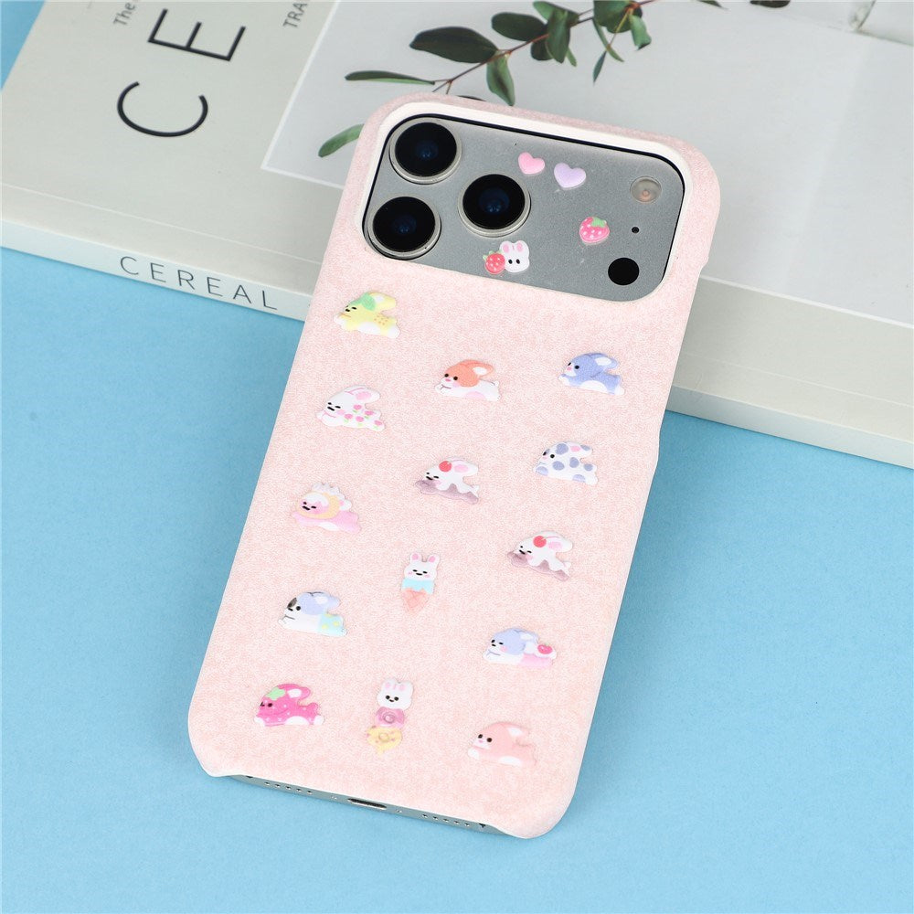 Mini 3D Bubble Foam Stickers for Phone & Camera Section - Bunnies & Food