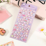 Mini 3D Bubble Foam Stickers - Bunnies & Food