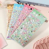 Mini 3D Bubble Foam Stickers - Bunnies & Food