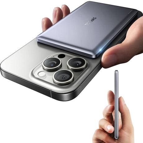 TORRAS MiniMag Power Bank 5,000 mAh - Magnetic - Grey