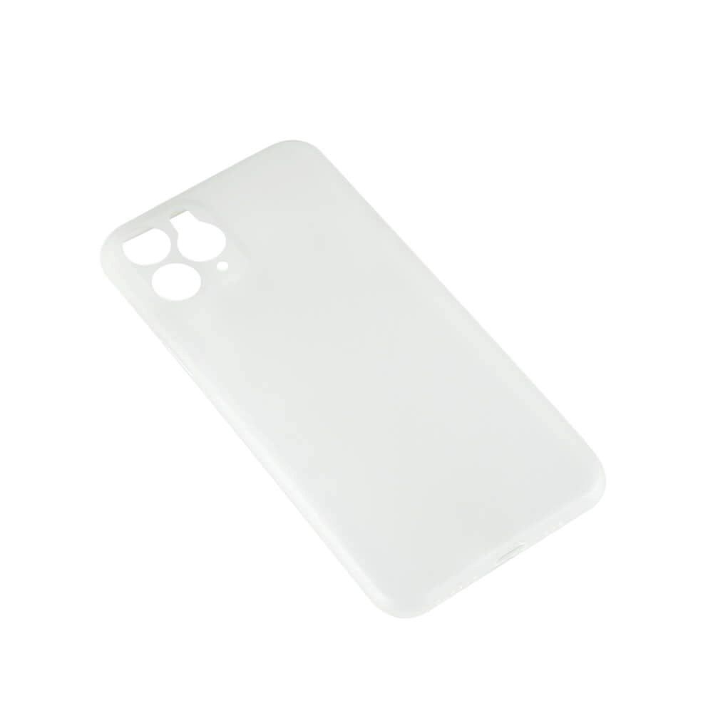 iPhone 11 Pro GEAR Semi Transparent Flexible Plastic Case - White