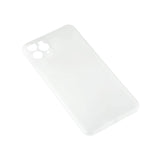 iPhone 11 Pro Max GEAR Semi Transparent Flexible Plastic Case - White
