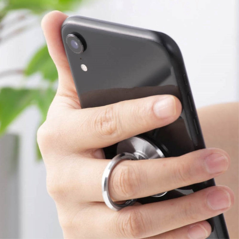 Smartphone Finger Ring with 3M Adhesive - Silver