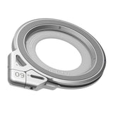 AULUMU 2-in-1 Magnetic Finger Ring / Mobile Stand - 360° Rotatable - MagSafe Compatible - Silver