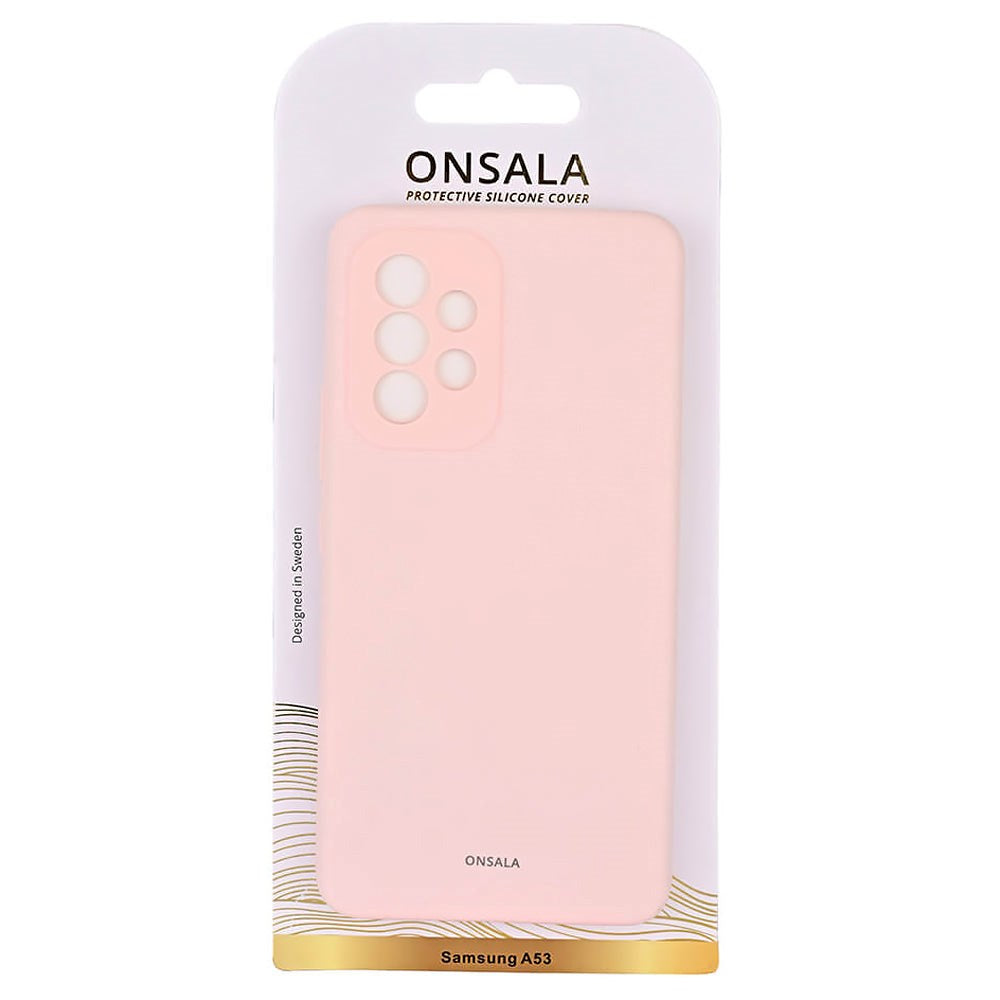 Samsung Galaxy A53 (5G) Gear Onsala Collection Liquid Silicone Case - Chalk Pink