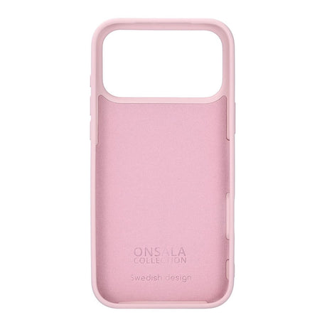 iPhone 17 Pro Max Onsala Silicone Case - Chalk Pink