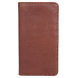Buffalo Wallet Genuine Leather Universal Case with Wallet (Max. Mobile: 150 x 65mm) - Brown