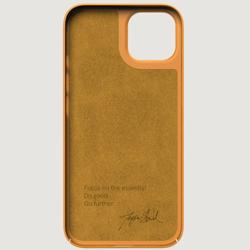 Nudient Thin Case V3 iPhone 13 Case - Saffron Yellow