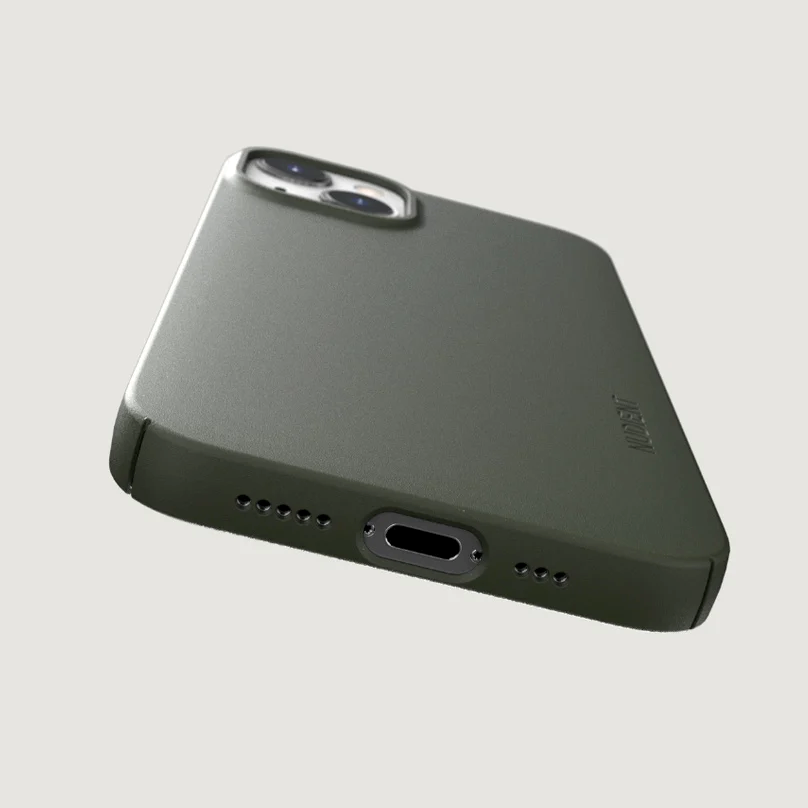 Nudient Thin Case V3 iPhone 13 Case - Pine Green