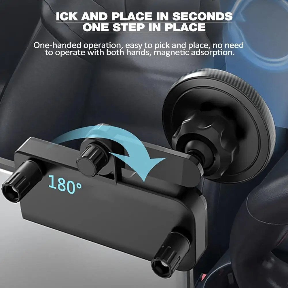 Mobile Holder for Screen for Tesla Model 3 / Y (2020-22) with Magnet - MagSafe Compatible - Black