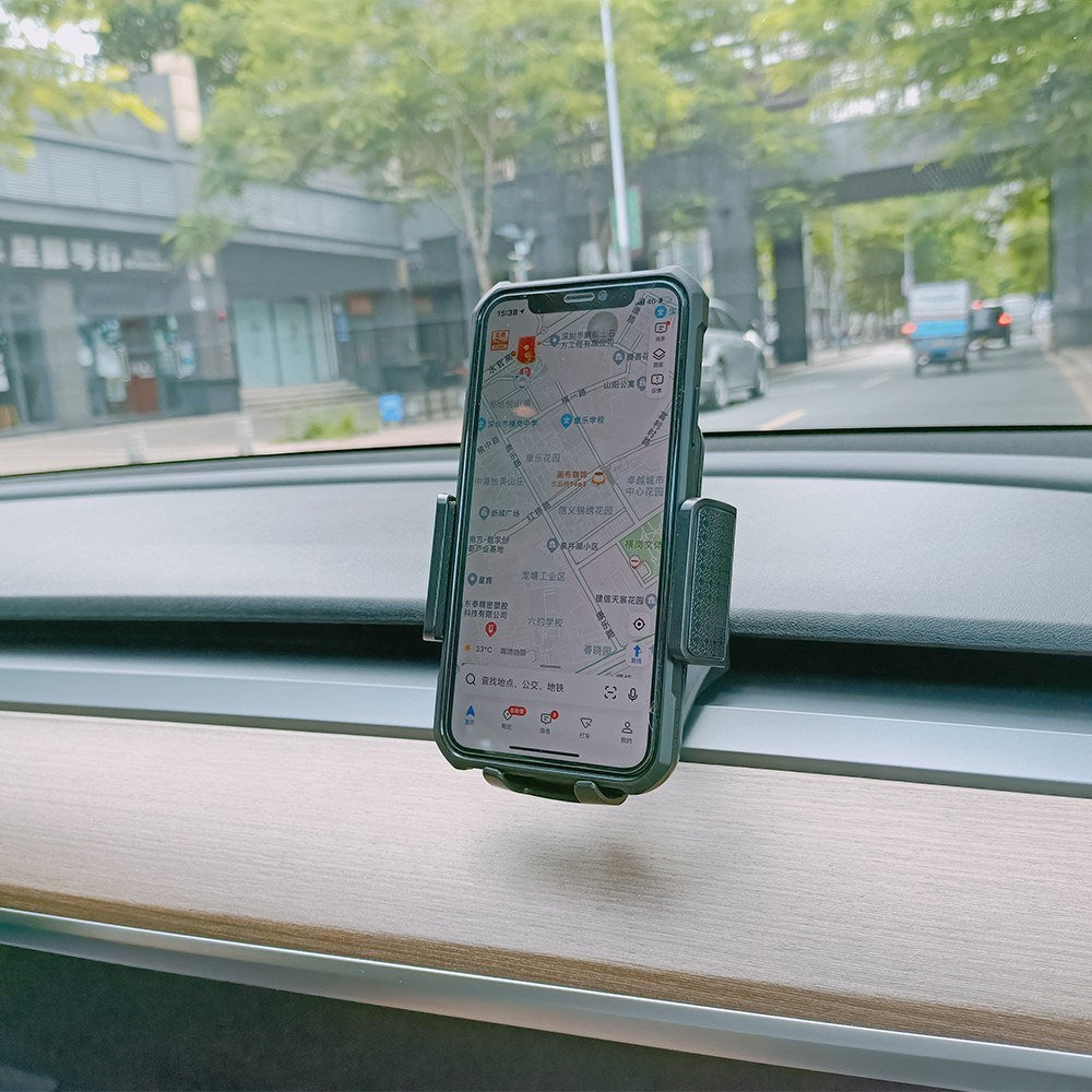 Mobile Phone Holder for Tesla Model 3 / Model Y (2020-22) - Ventilation System - Black