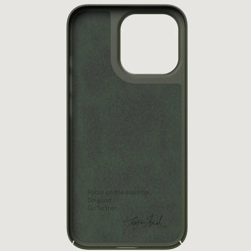 Nudient Thin Case V3 iPhone 13 Pro Case - Pine Green