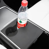 Silicone Cup and Bottle Holder for Armrest Console in Tesla Model 3 (2017-22) / Model Y (2021-22) - Grey