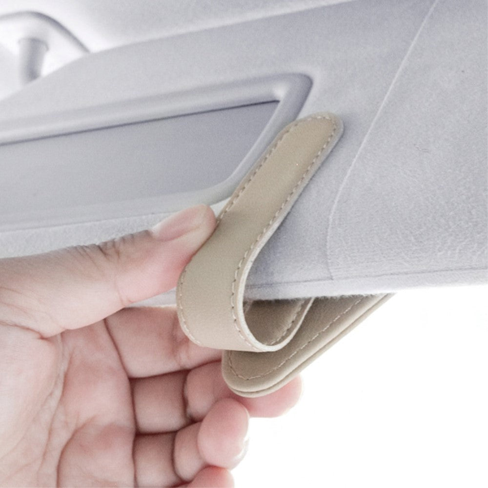 Magnet Holder for the Car's Sun Visor - Grey