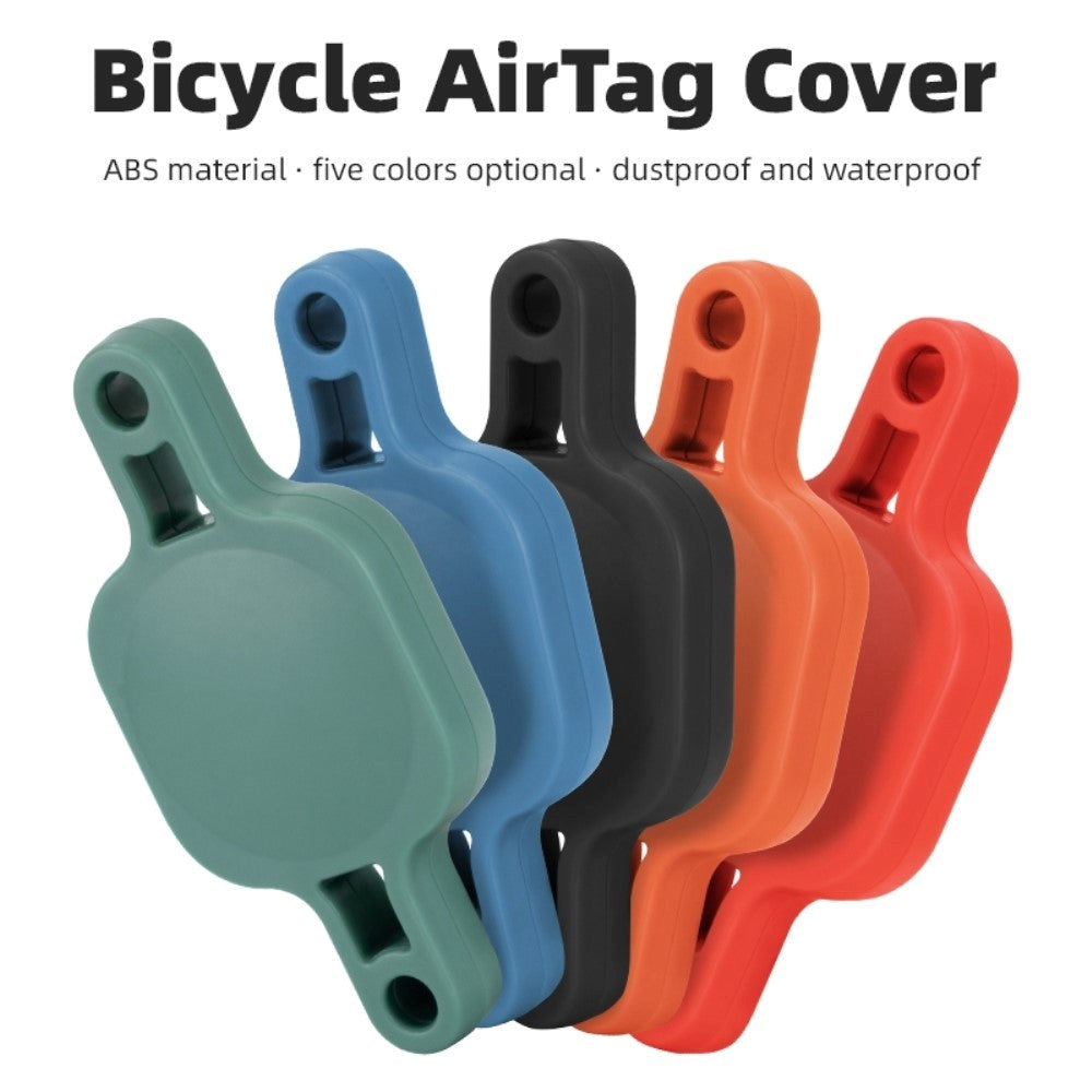 AirTag Plastic Case w. Bicycle Mounting - Green