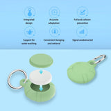 AirTag Silicone Case with Key Ring - Greyish Blue