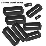 Universal Strap Holder for Smartwatch Strap (22mm) - Black