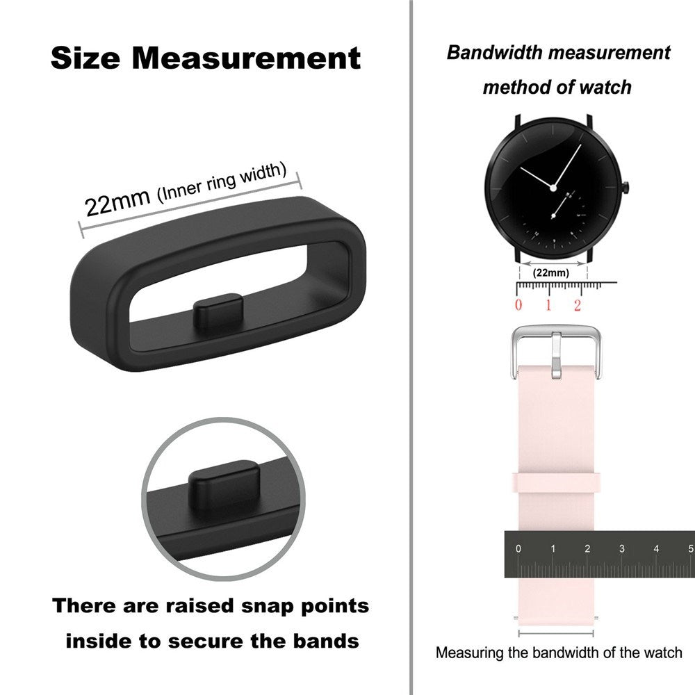 Universal Strap Holder for Watch Strap (22mm) - Blue