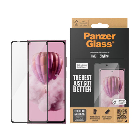 PanzerGlass Ultra-Wide Fit Screen Protector HMD Skyline - Transparent/Black