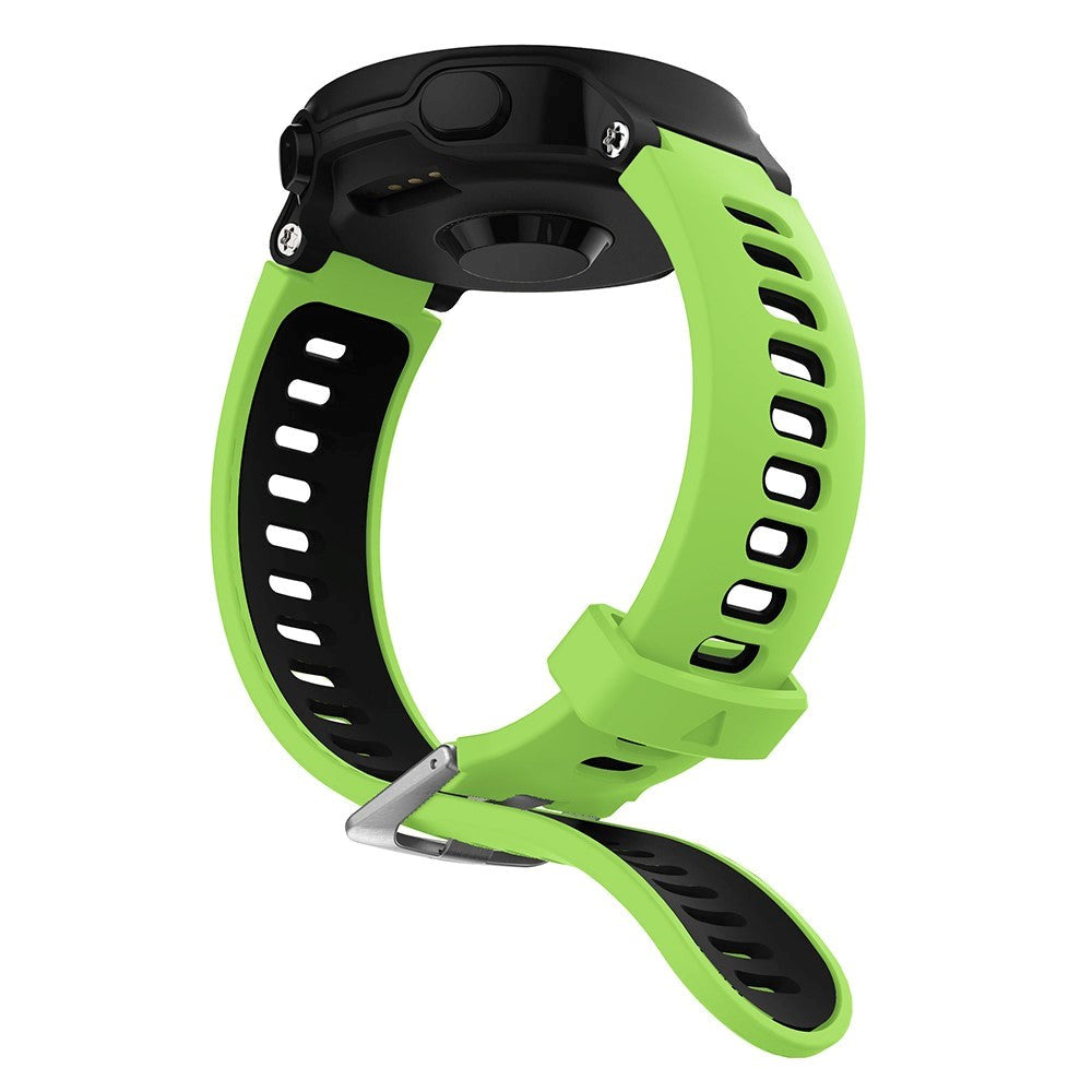 Universal Garmin 15mm Silicone Strap w. Tool - Green / Black