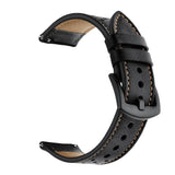 Smartwatch Universal Leather Strap (20mm) - Black / Brown