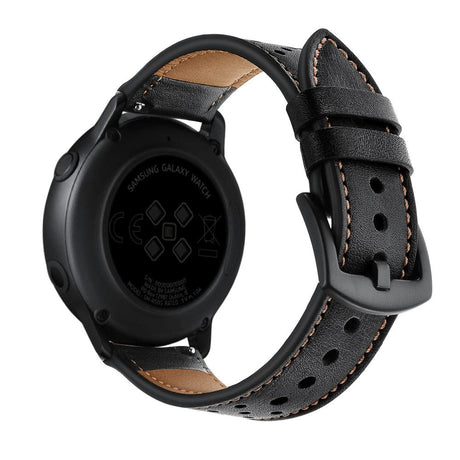 Smartwatch Universal Leather Strap (20mm) - Black / Brown