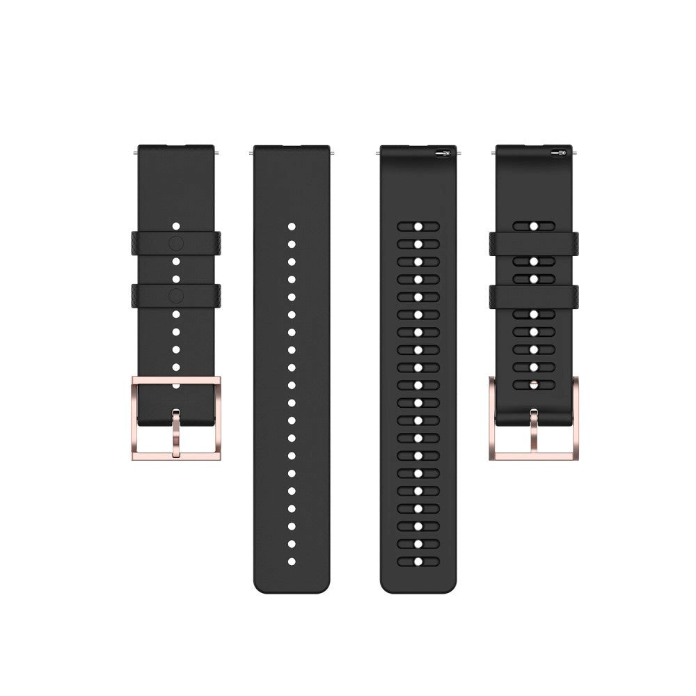 Smartwatch Silicone Strap (20mm) Chequered - Black