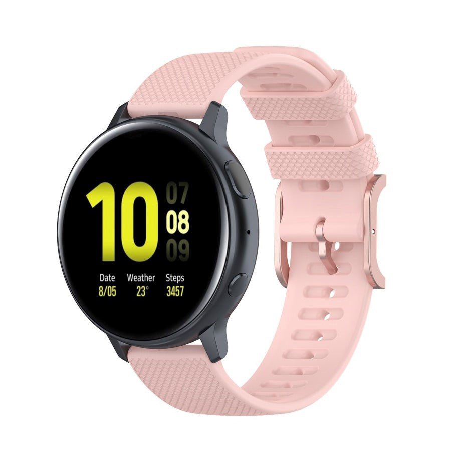 Smartwatch Silicone Strap (20mm) Dotted - Pink / Rose Gold