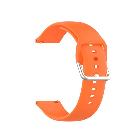 Smartwatch Buckle Silicone Strap (22mm) w. Buckle - Orange - Size L