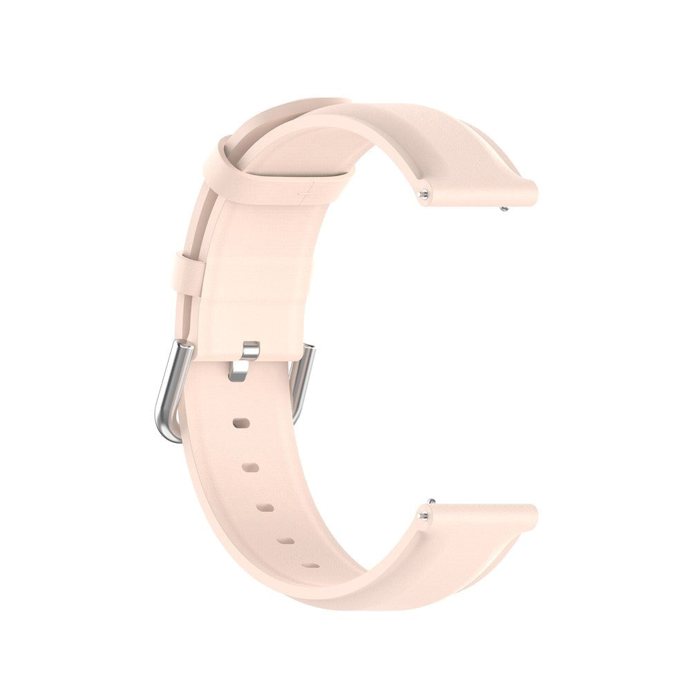 Universal Smartwatch Leather Strap (22mm) - Matte Pink