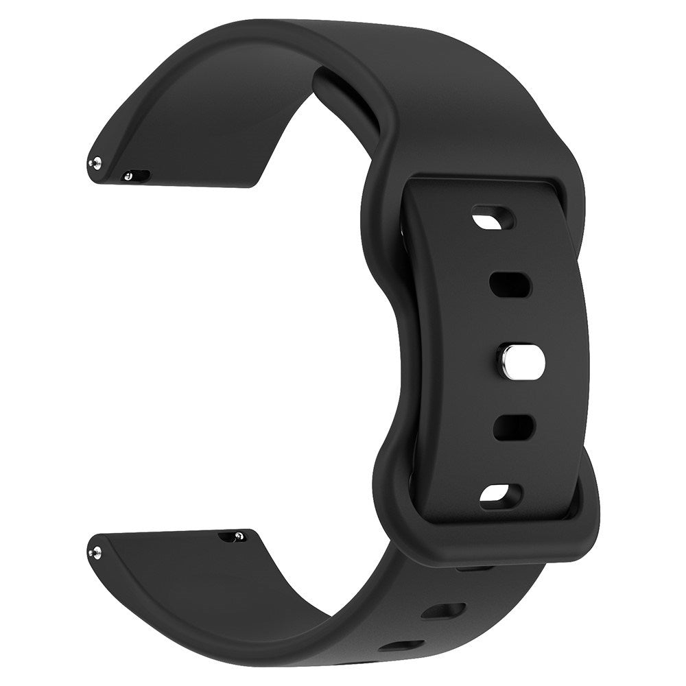 EIDERWOOD Universal Silicone Strap (18mm) – Black