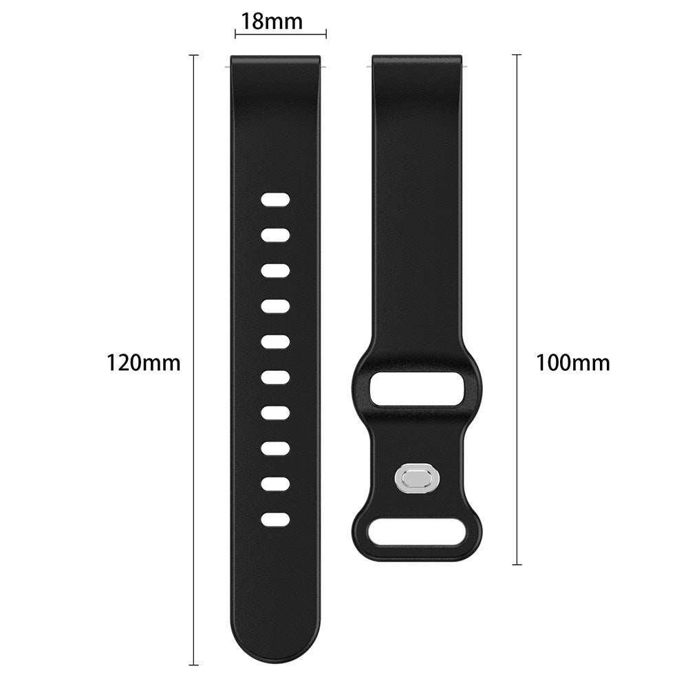 EIDERWOOD Universal Silicone Strap (18mm) – Green