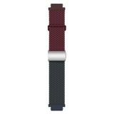 Universal 18mm EIDERWOOD Woven Watch Strap - Red / Blue