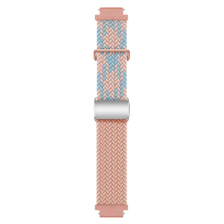 Universal 18mm EIDERWOOD Woven Watch Strap - Pink / Blue
