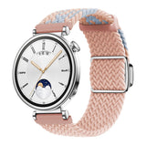 Universal 18mm EIDERWOOD Woven Watch Strap - Pink / Blue