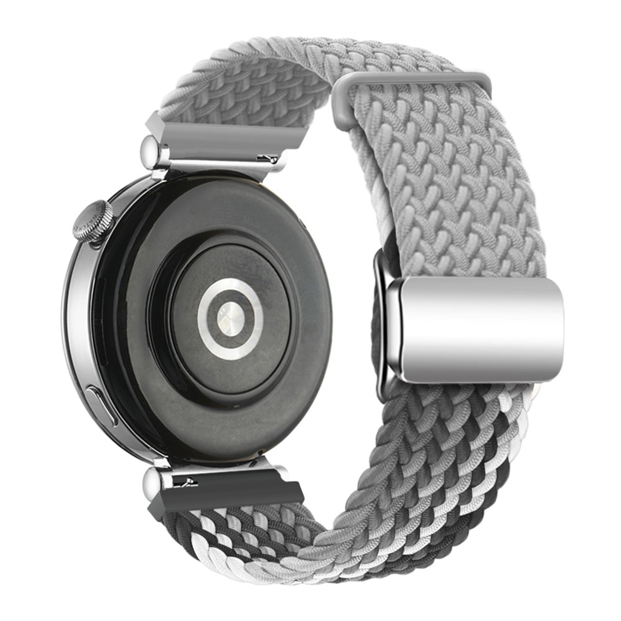 Universal 18mm EIDERWOOD Woven Watch Strap - Grey