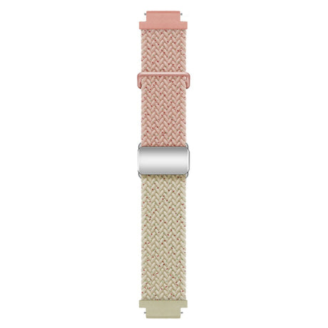 Universal 18mm EIDERWOOD Woven Watch Strap - Confetti Pink / Beige