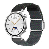 Universal 18mm EIDERWOOD Woven Watch Strap - Black / Blue