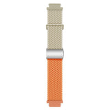 Universal 18mm EIDERWOOD Woven Watch Strap - Beige / Orange