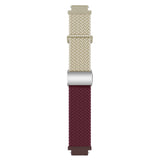 Universal 18mm EIDERWOOD Woven Watch Strap - Beige / Red